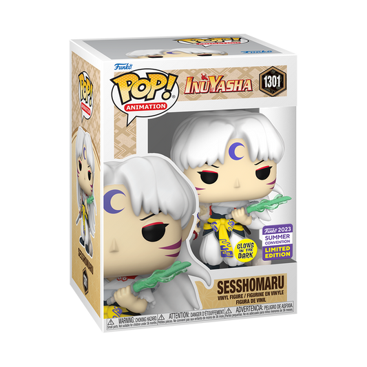 Funko Pop Anime - Inuyasha " Sesshomaru with Bakusaiga Sword GITD (SDCC 2023 Exclusive) "