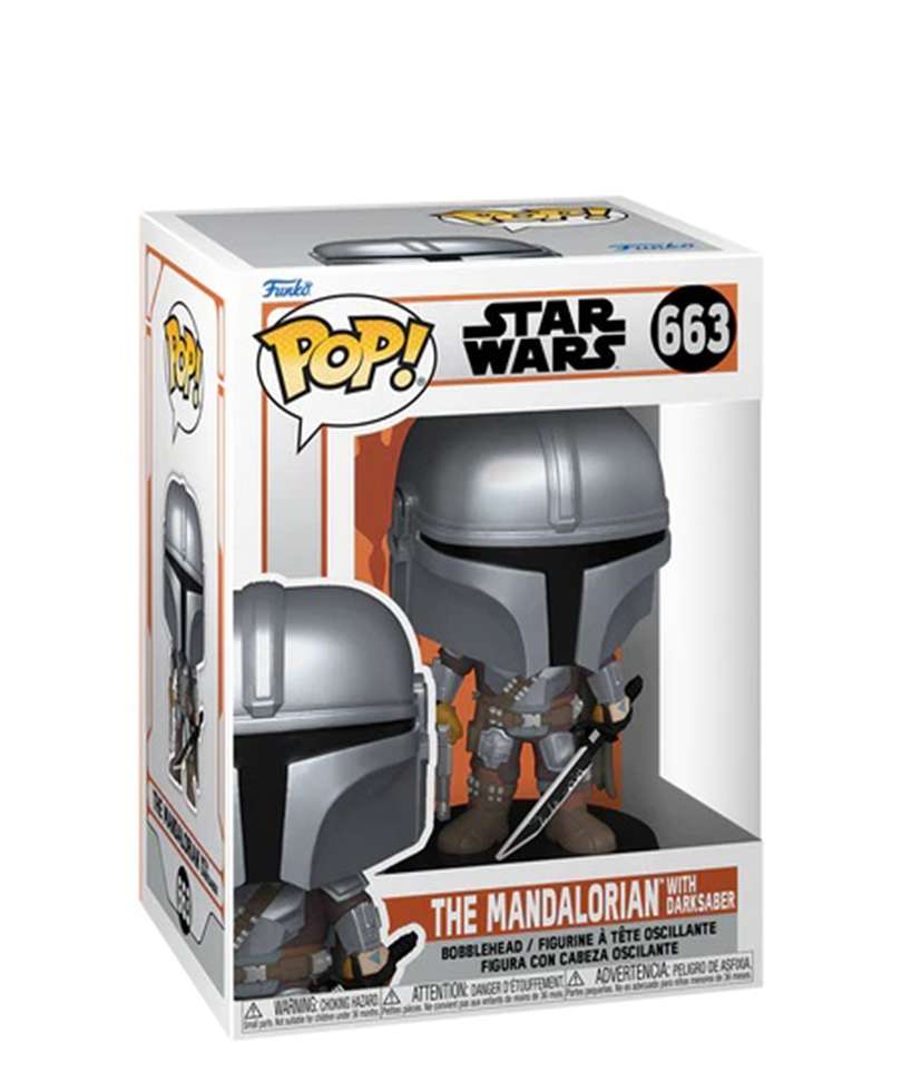 Funko Pop Star Wars " The Mandalorian with Darksaber "