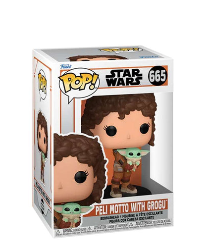 Funko Pop Star Wars "Peli Motto with Grogu"