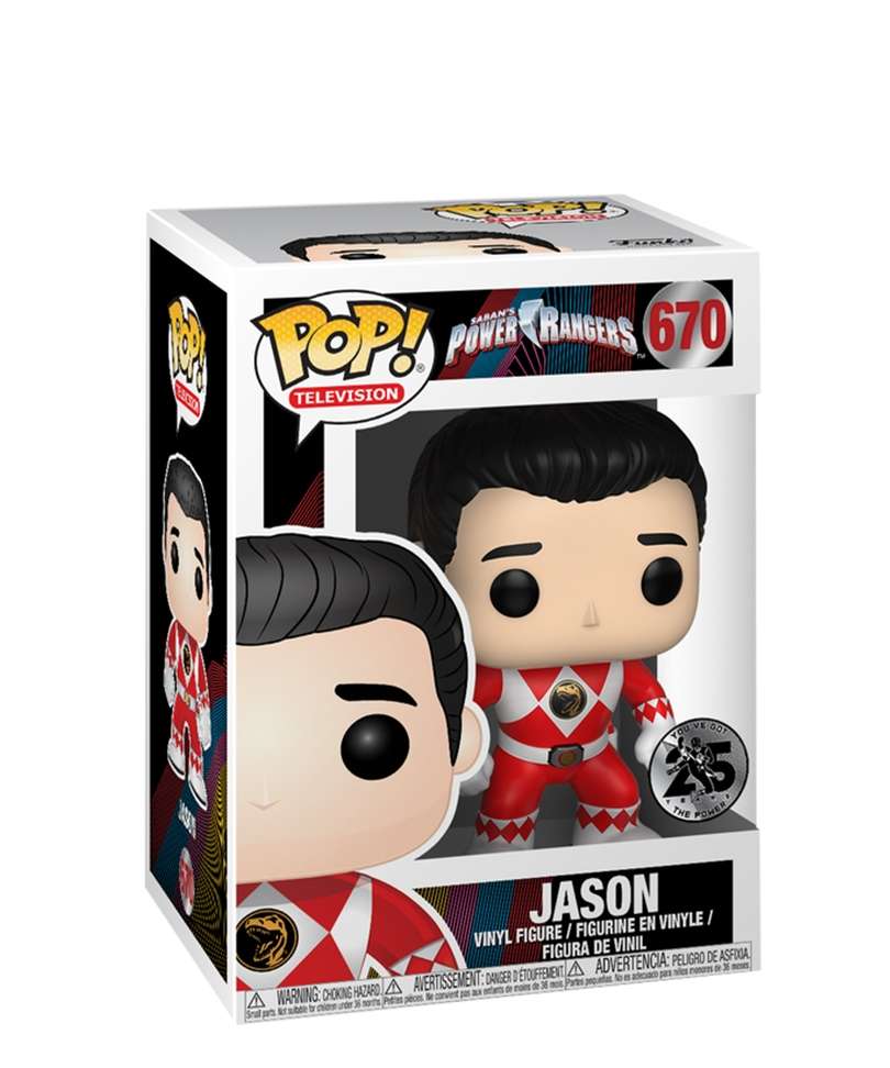 Funko Pop - Power Rangers " Jason (Red Ranger) No Helmet "