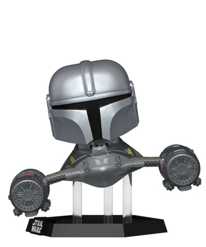 Funko Pop Star Wars " The Mandalorian in N1 Starfighter (with Grogu) "