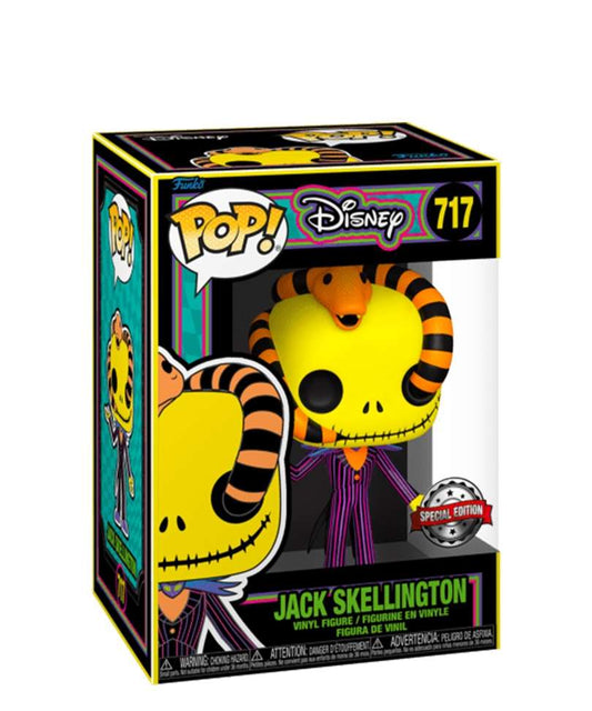 Funko Pop Disney " Jack Skellington with Snake (Blacklight)"