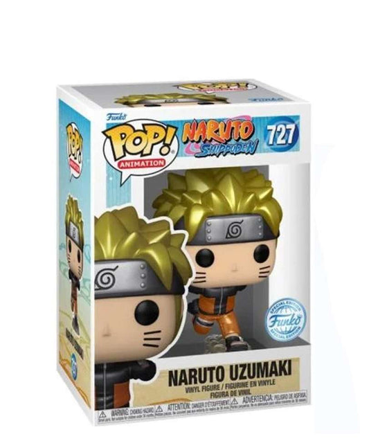 Funko Pop Anime - Naruto " Naruto Uzumaki (Running - Metallic) "