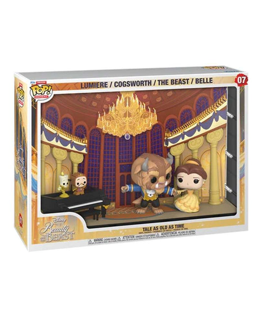 Funko Pop Disney " Lumiere / Cosgworth / The Beast / Belle "