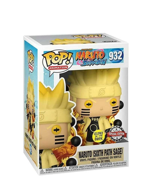 Funko Pop Anime - Naruto " Naruto Uzumaki (Six Path Sage) (Glow in the Dark) "