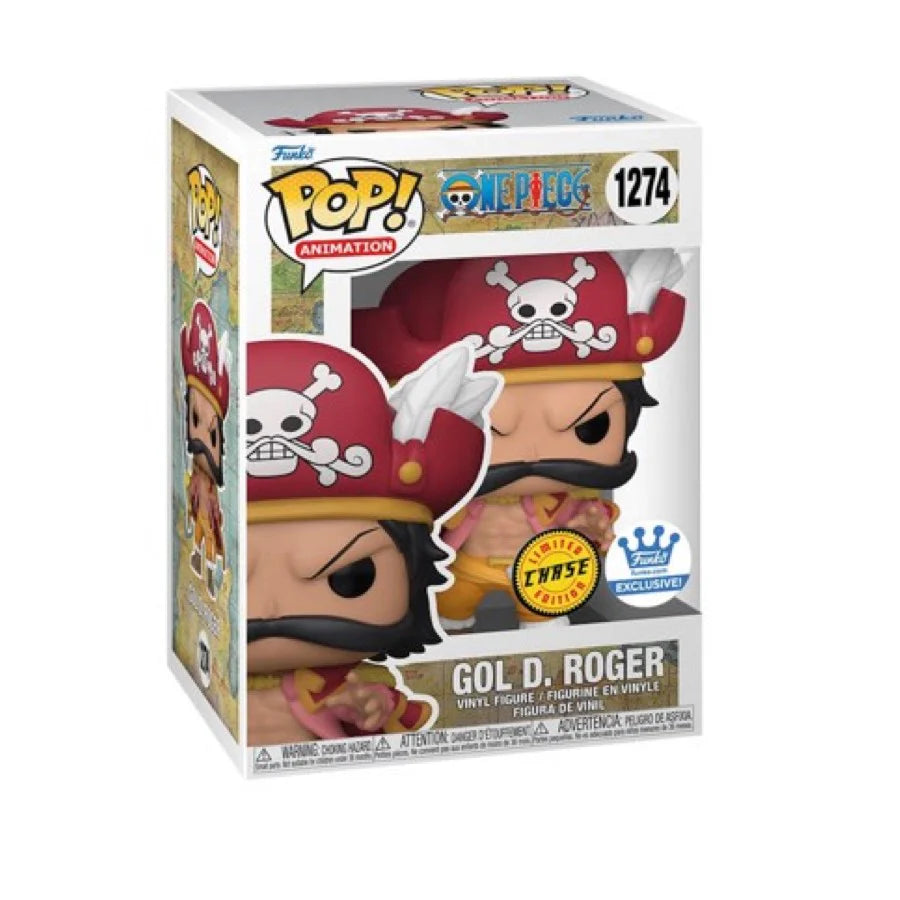 Funko Pop Fumetti One Piece " Gol D. Roger with hat (Chase) " Funko Exclusive