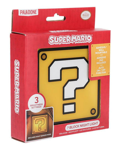 Lampada Super Mario Night Light " Question Block "