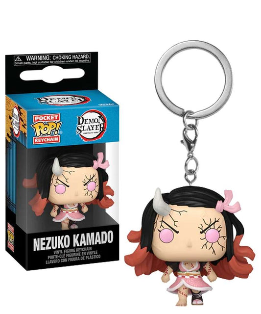 Funko Pop Keychain Demon Slayer " Nezuko Kamado (Demon Form) Keychain "