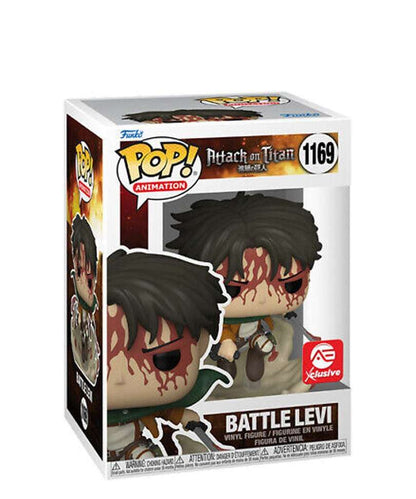 Funko Pop Anime " Battle Levi " AE Exclusive