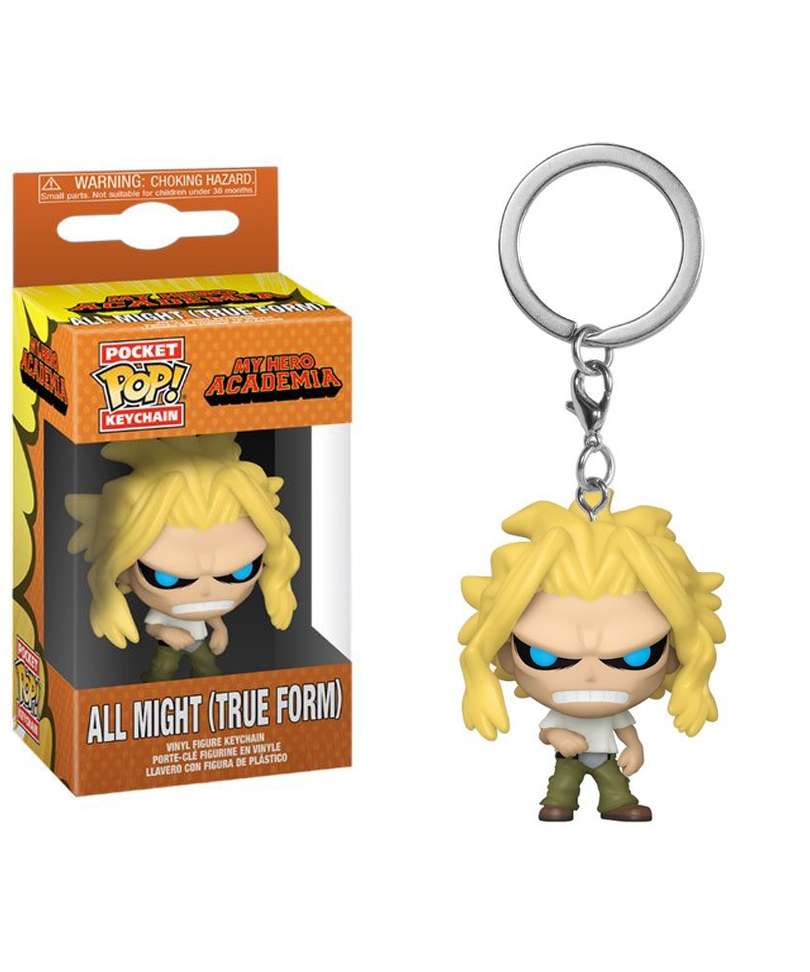 Funko Pop Keychain My Hero Academia " All Might (Weakened) Keychain "