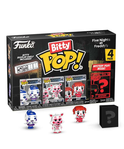 Funko Bitty Pop " Ballora / Funtime Foxy / Baby / Mystery Bitty (4-Pack) "