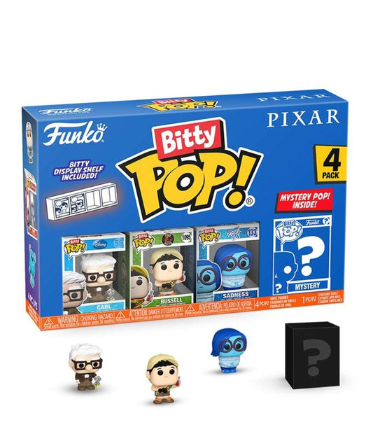 Funko Bitty Pop - Disney " Carl / Russell / Sadness / Mystery Bitty (4-Pack) "