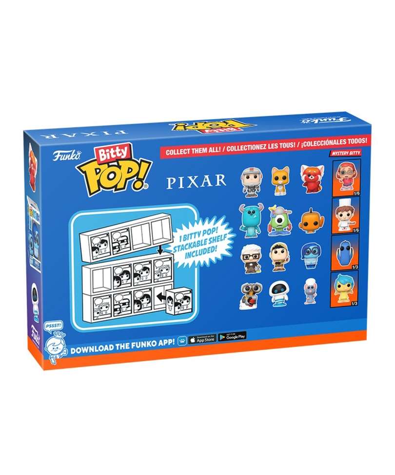 Funko Bitty Pop - Disney " Carl / Russell / Sadness / Mystery Bitty (4-Pack) "