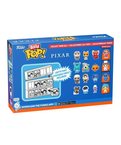 Funko Bitty Pop - Disney " Carl / Russell / Sadness / Mystery Bitty (4-Pack) "