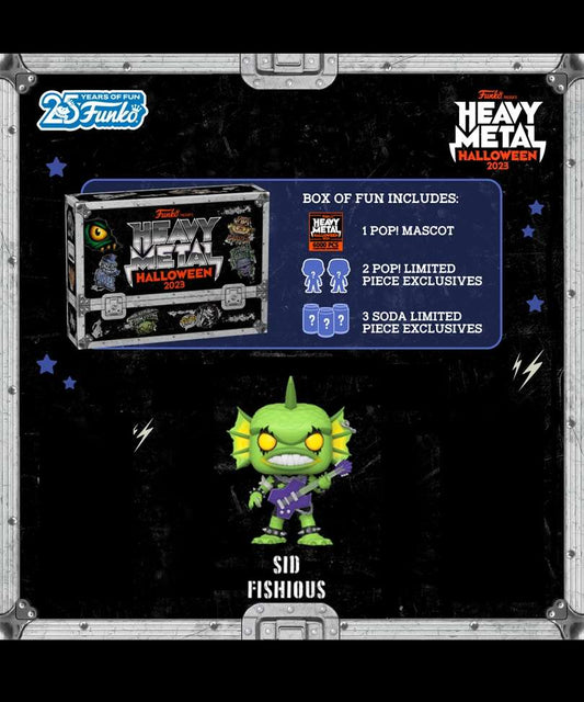 Funko Pop " Box Heavy Metal Halloween 2023 - Sid Fishious "