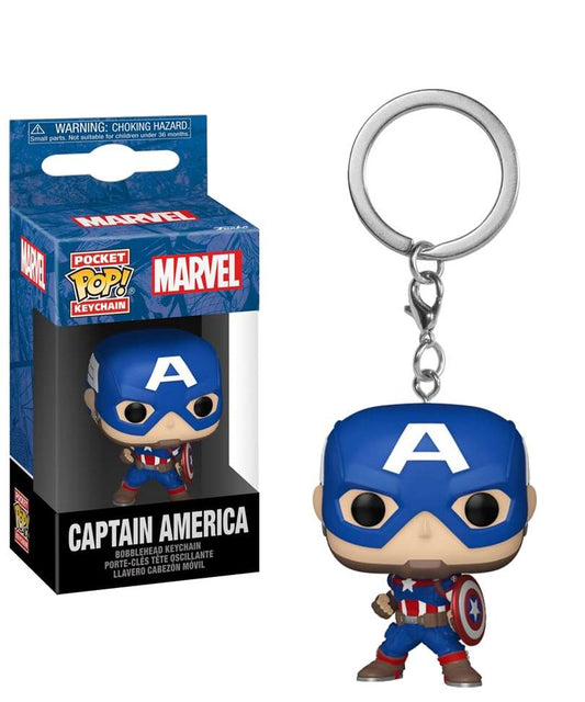 Funko Pop Keychain Marvel " Captain America Keychain "