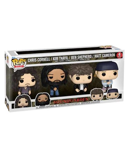 Funko Pop Music " Chris Cornell / Kim Thayil / Ben Shepherd / Matt Cameron (4-Pack) "