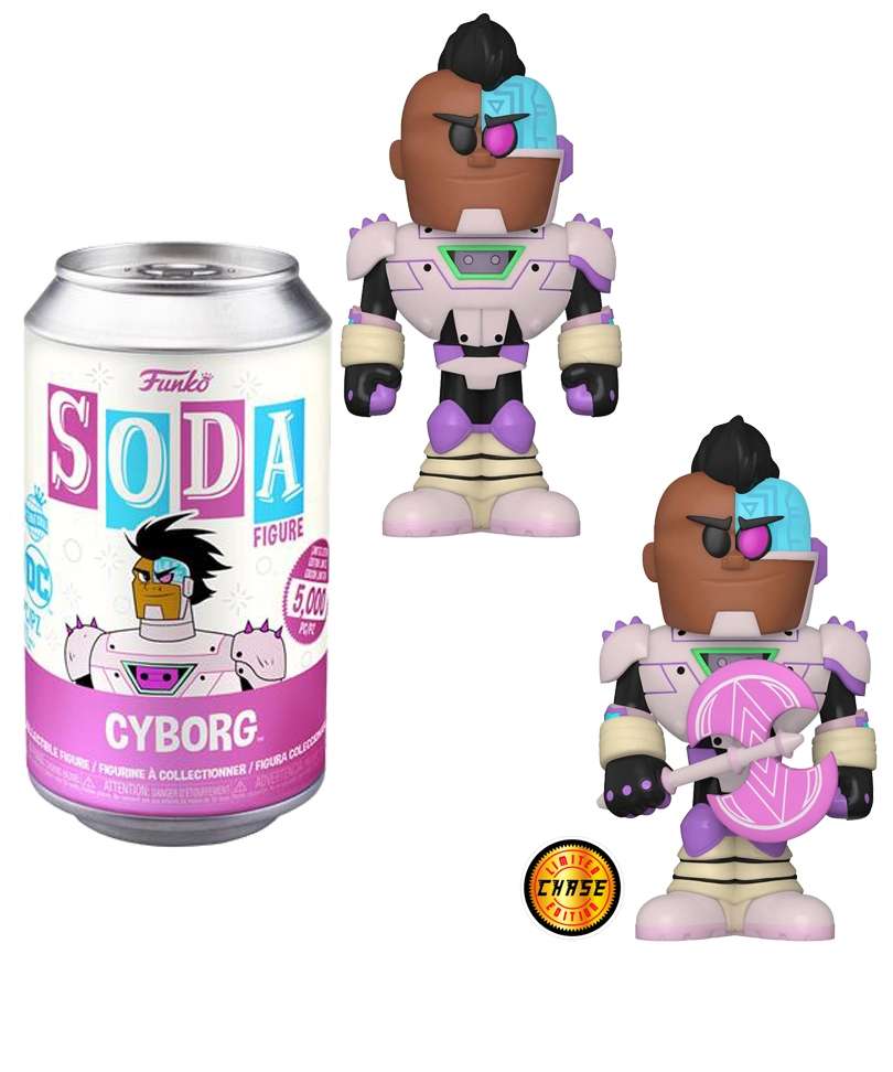 Funko Vinyl Soda Television " Cyborg Soda "