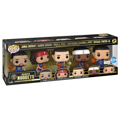 Funko Pop NBA "Denver Nuggets Finals Champions (5Pack With Trophy)"
