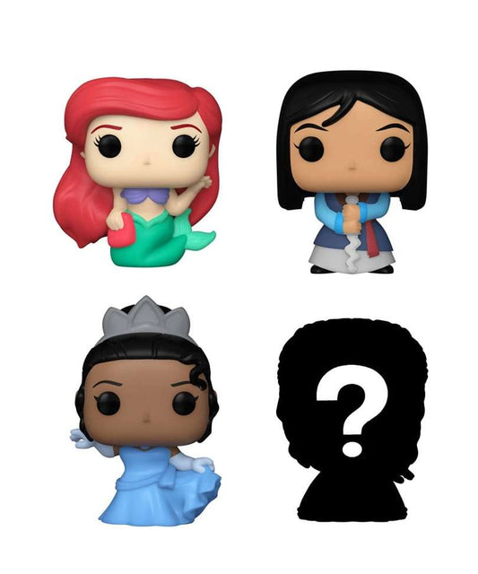 Funko Bitty Pop "Ariel / Mulan / Tiana / Mystery Bitty (4-Pack)"