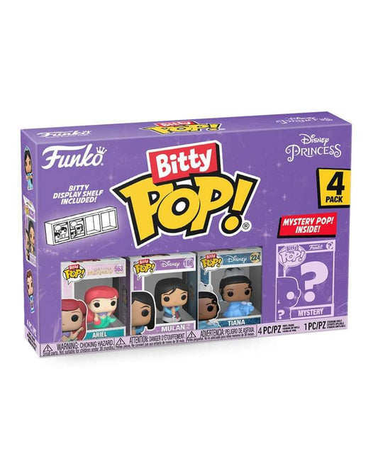 Funko Bitty Pop "Ariel / Mulan / Tiana / Mystery Bitty (4-Pack)"