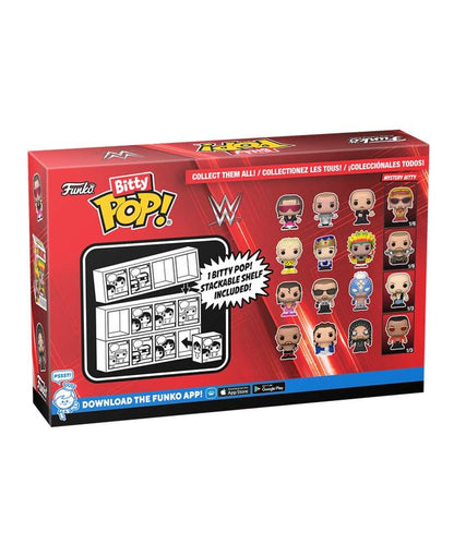 Funko Bitty Pop - WWE " Dusty Rhodes / Jerry Lawler / Ricky “The Dragon” Steamboat / Mystery Bitty (4-Pack) "