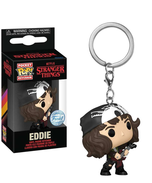 Funko Pop Keychain Stranger Things " Eddie Keychain "