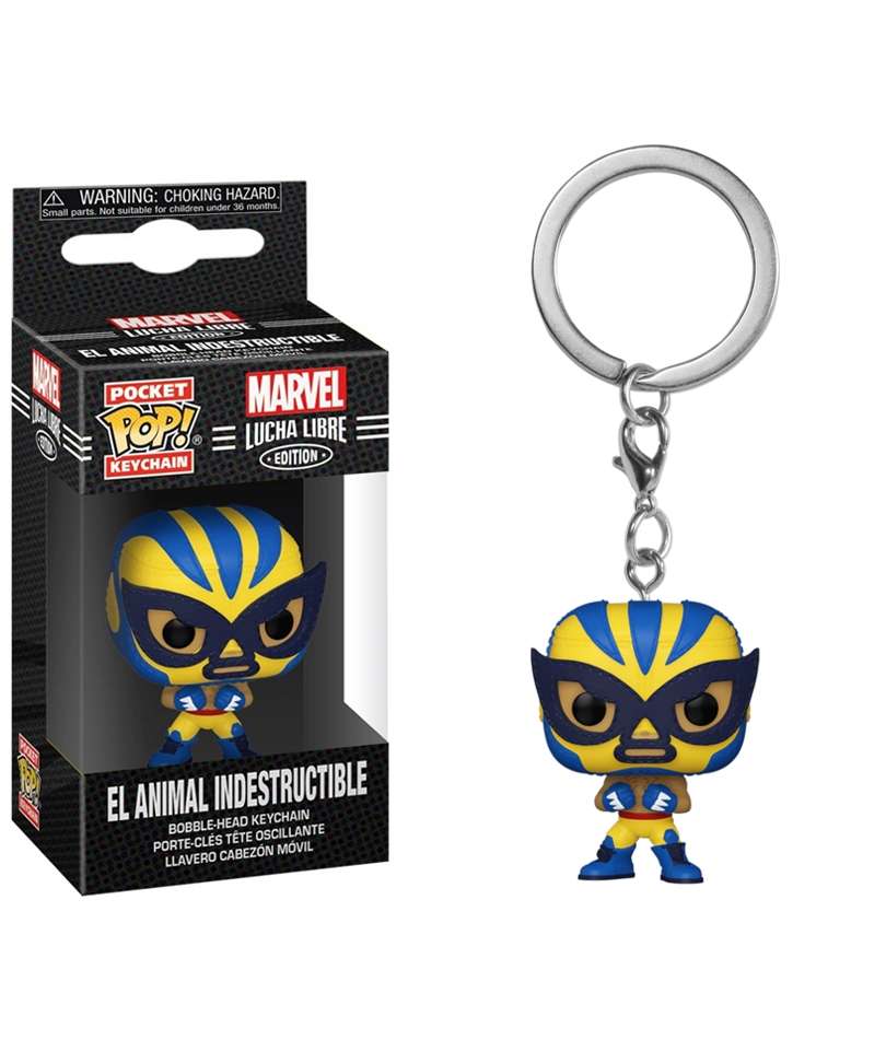 Funko Pop Keychain Marvel " El Animal Indestructible Keychain "