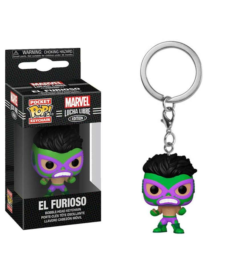 Funko Pop Keychain Marvel " El Furioso Keychain "