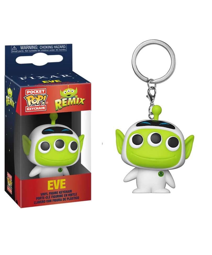 Funko Pop Keychain Disney " Eve (Alien Remix) Keychain "