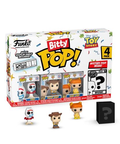 Funko Bitty Pop " Forky / Sheriff Woody / Gabby Gabby / Mystery Bitty (4-Pack) "