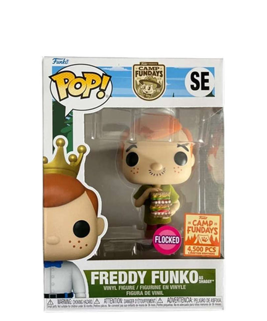 Funko Pop freddy " Freddy Funko as Shaggy (Flocked) "