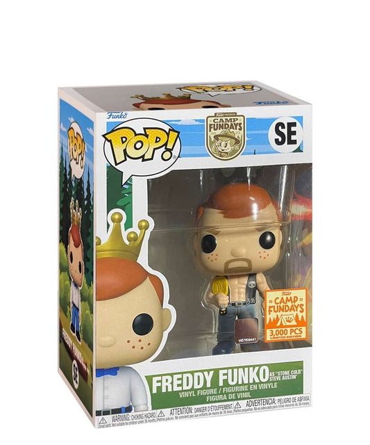 Funko Pop freddy " Freddy Funko as "Stone Cold" Steve Austin "