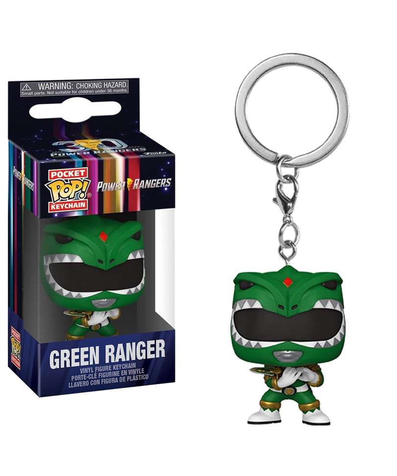 Funko Pop Keychain Power Rangers " Green Ranger Keychain "