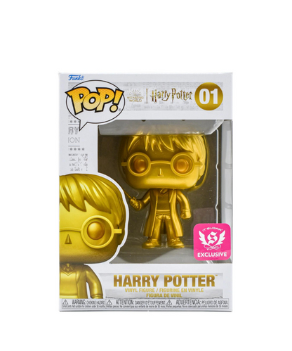 Funko Pop Harry Potter " GOLD Harry Potter " IT'SUGAR Exclusive