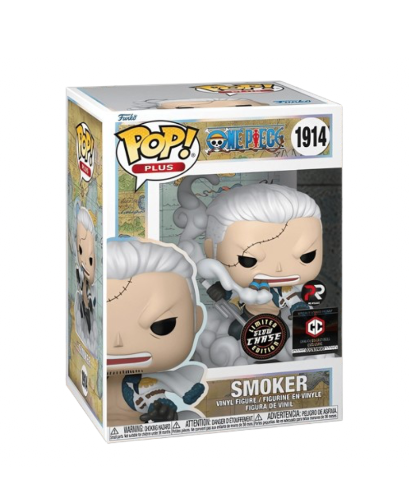 Funko Pop Fumetti One Piece " Smoker ( Chase GITD ) " Chalice Exclusive (PR)