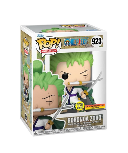 Funko Pop Fumetti One Piece " Roronoa Zoro (Swords) " GITD - Box Warehouse Exclusive