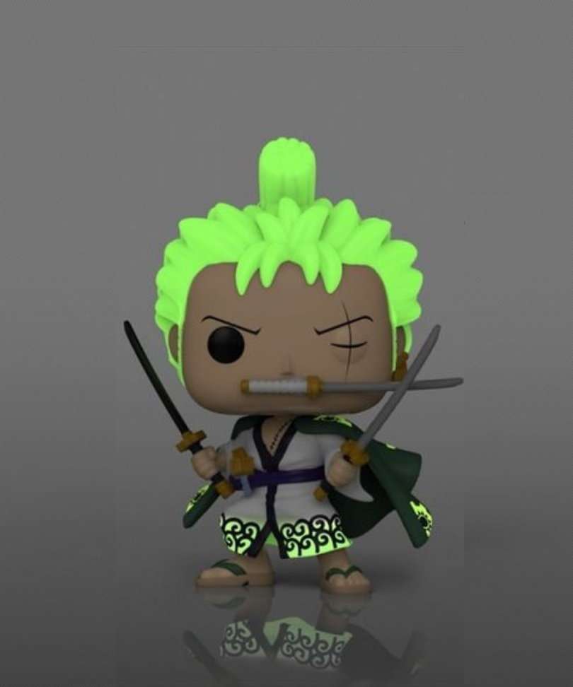 Funko Pop Fumetti One Piece " Roronoa Zoro (Swords) " GITD - Box Warehouse Exclusive