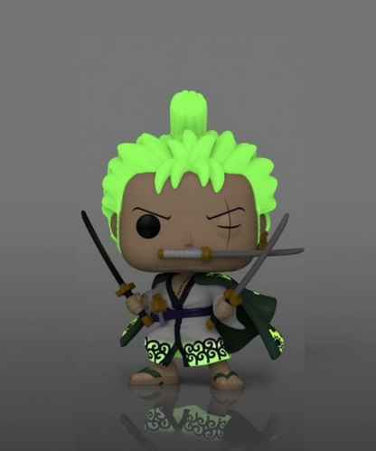 Funko Pop Fumetti One Piece " Roronoa Zoro (Swords) " GITD - Box Warehouse Exclusive