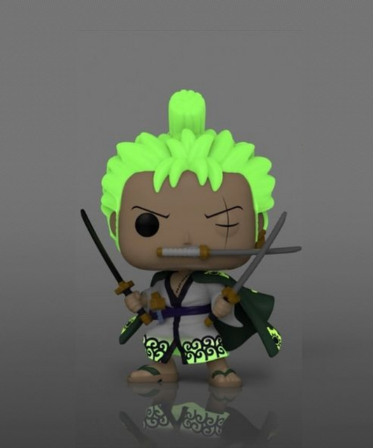 Funko Pop Fumetti One Piece " Roronoa Zoro (Swords) " GITD