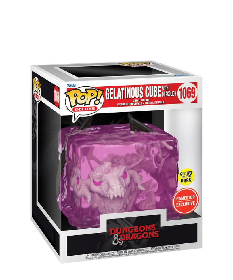 Funko Pop - Dungeons & Dragons " Gelatinous Cube with Dracolich GITD (GameStop Exclusive) 6-inch "