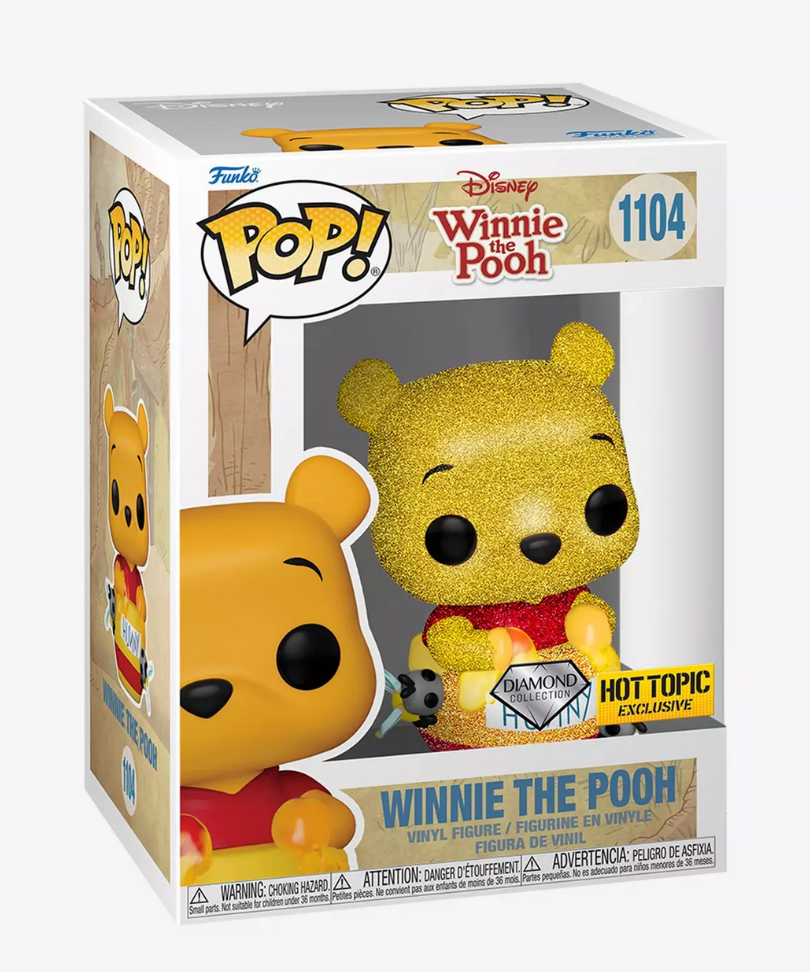 Funko Pop Disney  " Winnie the Pooh in Honey (Diamond Glitter) " Hot Topic