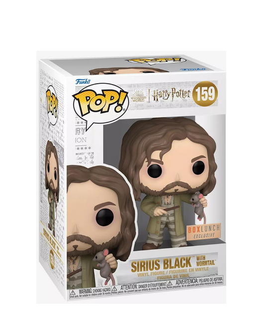 Funko Pop Harry Potter "  Sirius Black with Wormtail " BoxLunch Exclusive