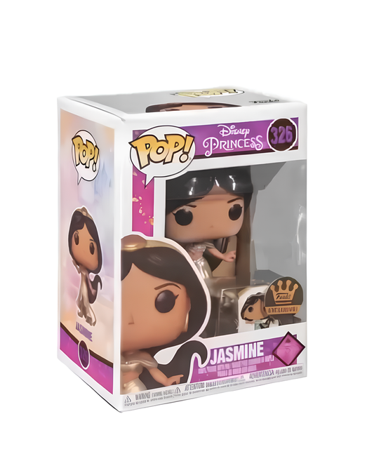 Funko Pop Disney " Jasmine (Gold) with Pin "