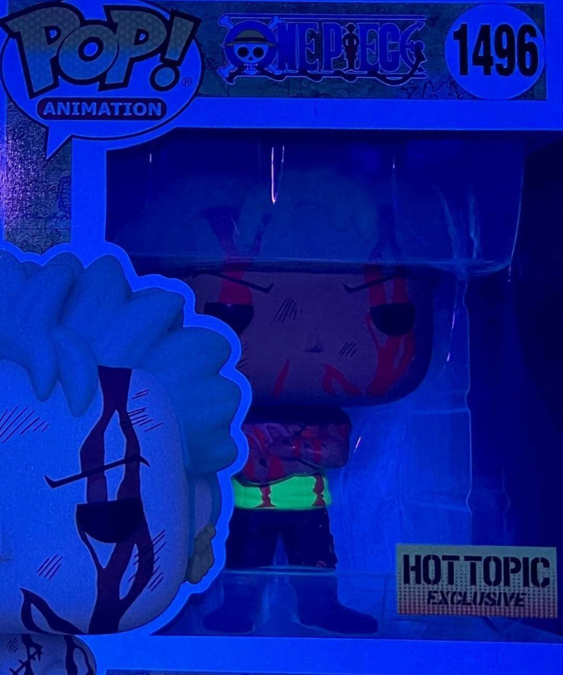 Funko Pop Fumetti One Piece " Roronoa Zoro Nothing Happened " Hot Topic Exclusive * UV Error release *