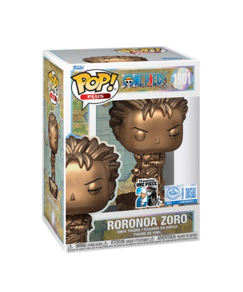 Funko Pop Plus - One Piece " Roronoa Zoro Statue (Bronze) "