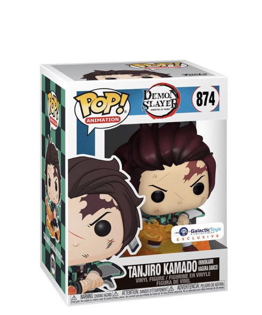 Funko Pop Anime - Demon Slayer " Tanjiro Kamado " Galactic Toys Exclusive