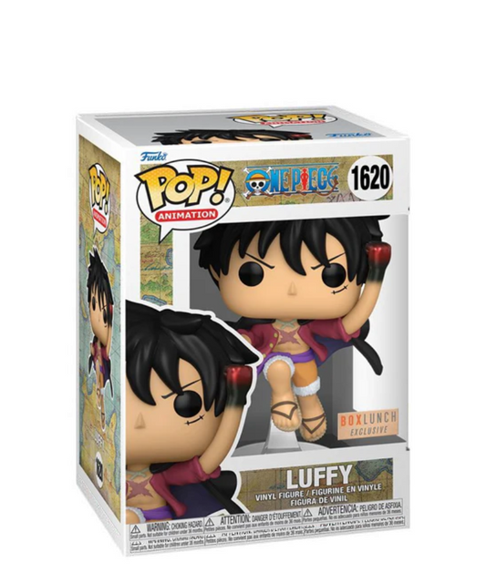 Funko Pop Fumetti One Piece " Luffy (Metallic) " BoxLunch Exclusive