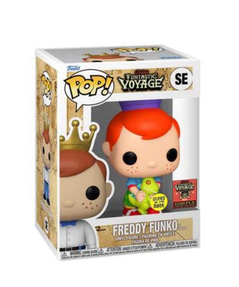 Funko Pop Voyage " Freddy funko as Chuckie GITD "