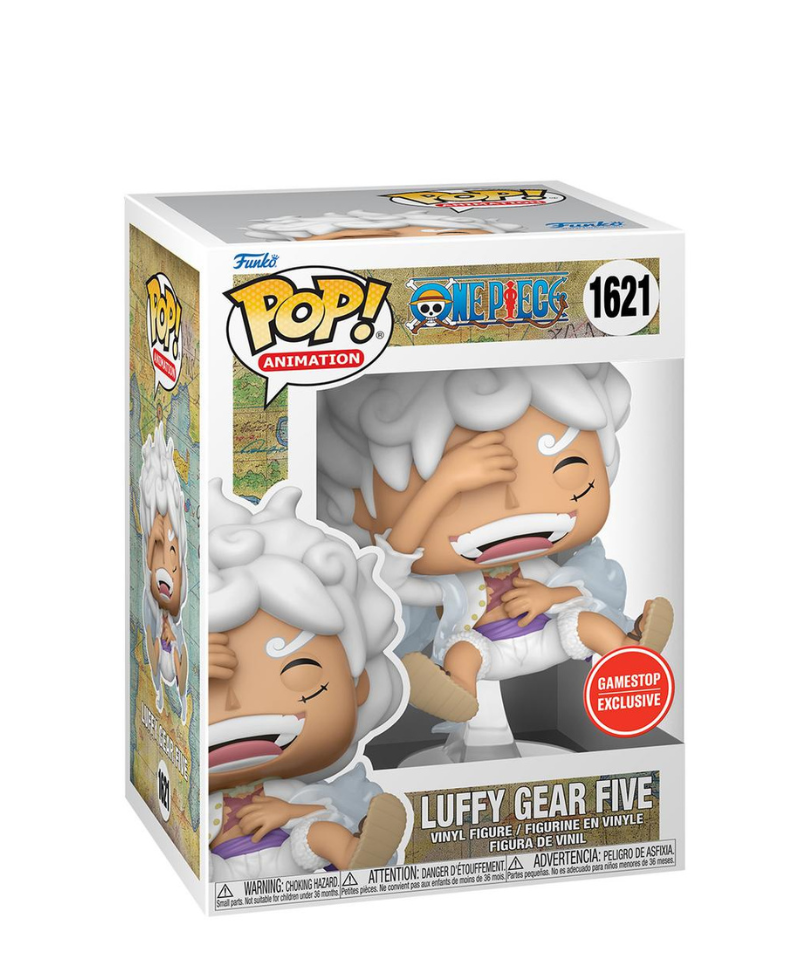 Funko Pop Fumetti One Piece " Luffy Gear Five (Laughing) " Gamestop Exclusive